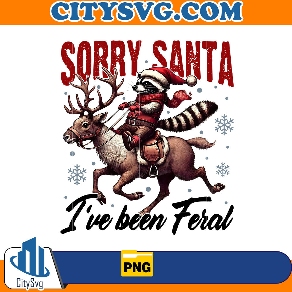 Sorry santa i've been feral Png CitySvg