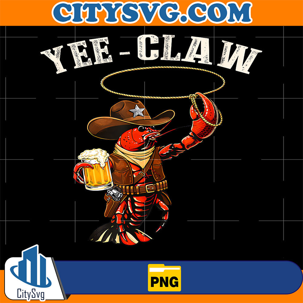 Yee-Claw-Crawfish-Cajun-Seafood-Festival-Summer-Beer-Png