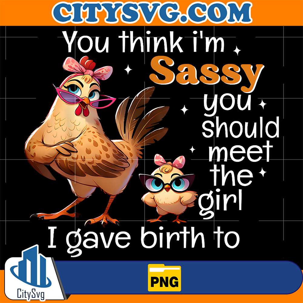 You-Think-I-m-Sassy-You-Should-Meet-The-GirlI-Gave-Birth-To-Png