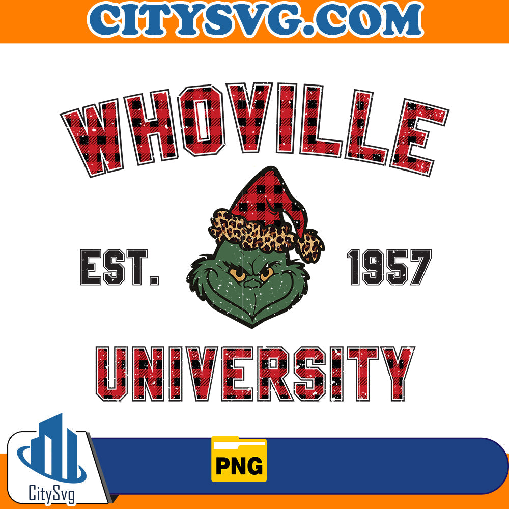 Whoville est 1957 university Png CitySvg