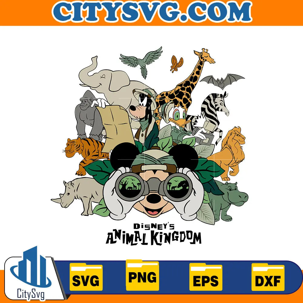 Animal Kingdom Svg, Mouse Safari Svg, Wild Trip Svg 5 CitySvg