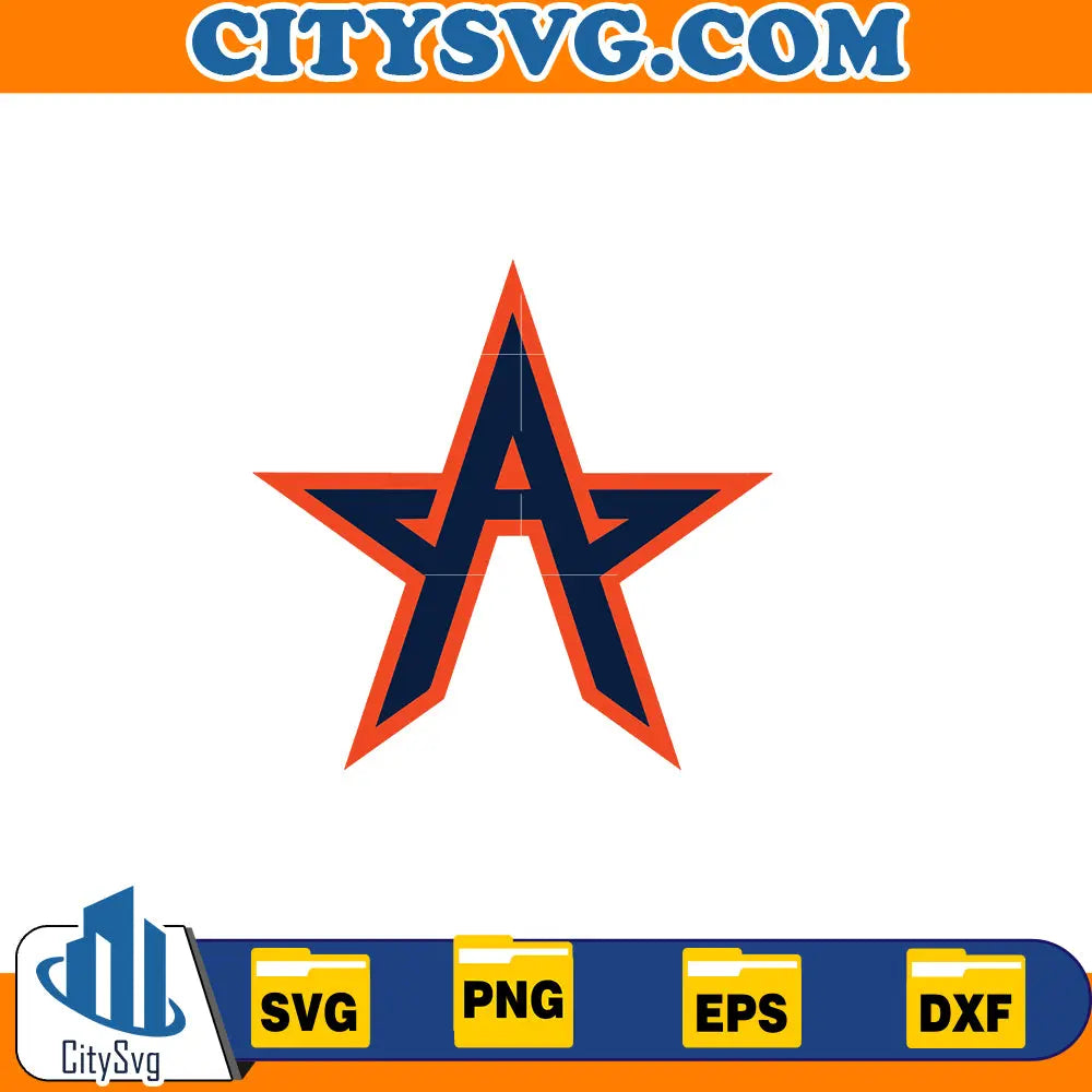 Star Houston astros svg, Baseball Svg CitySvg