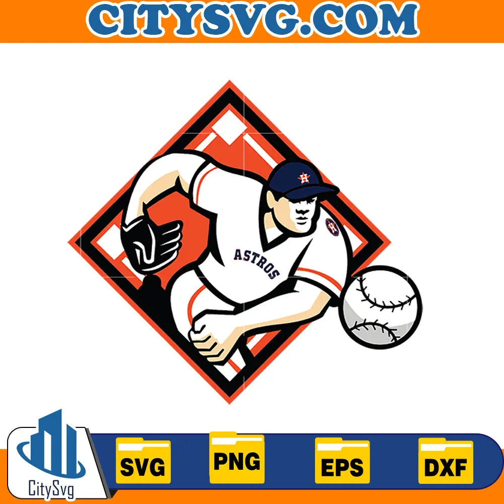 Houston astros svg, Baseball Svg CitySvg