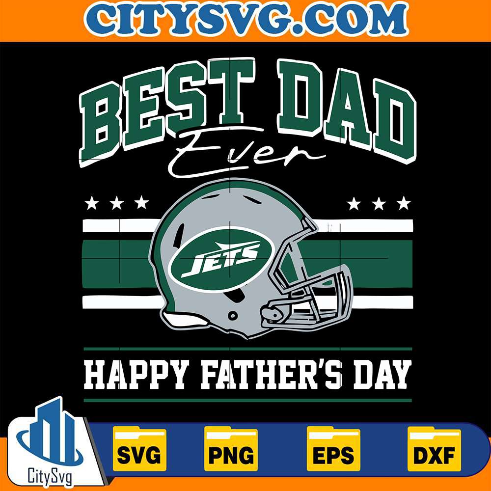 Best Dad Ever New York Jets Svg CITYSVG
