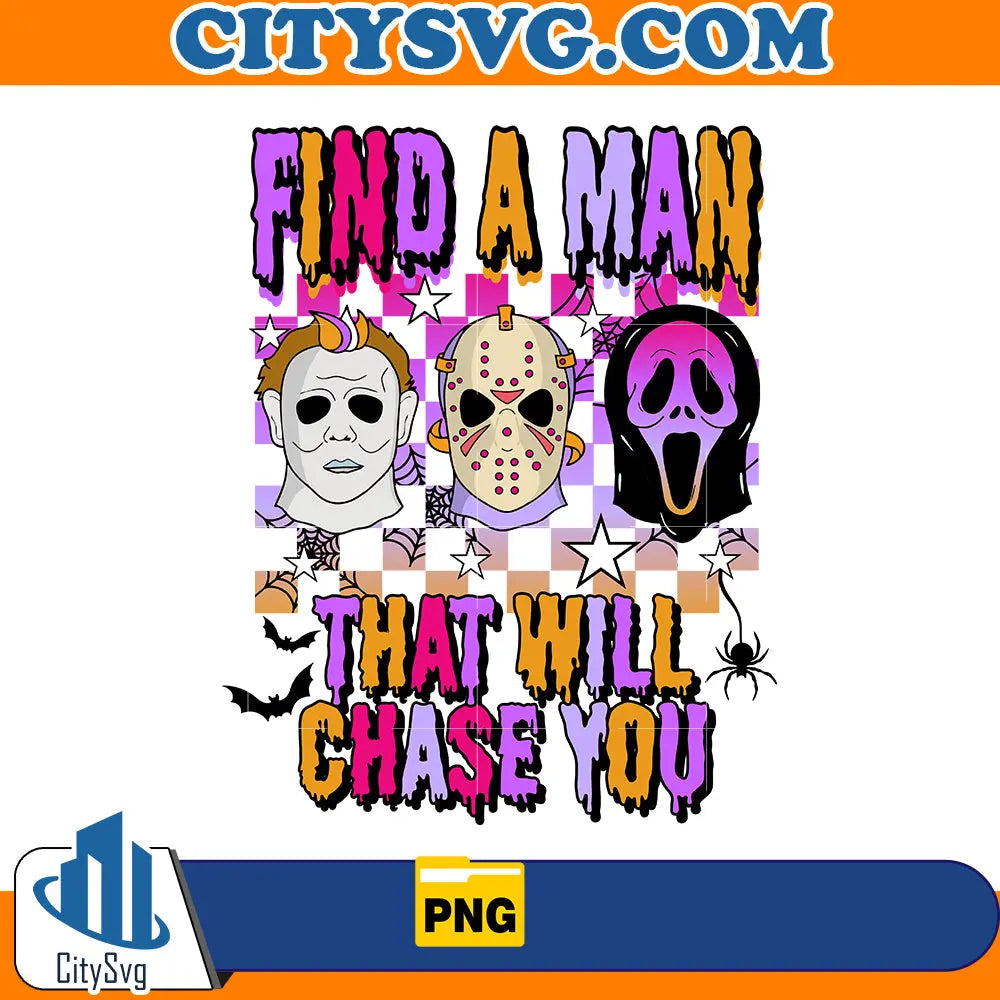 Find a man that will chase you Png CitySvg