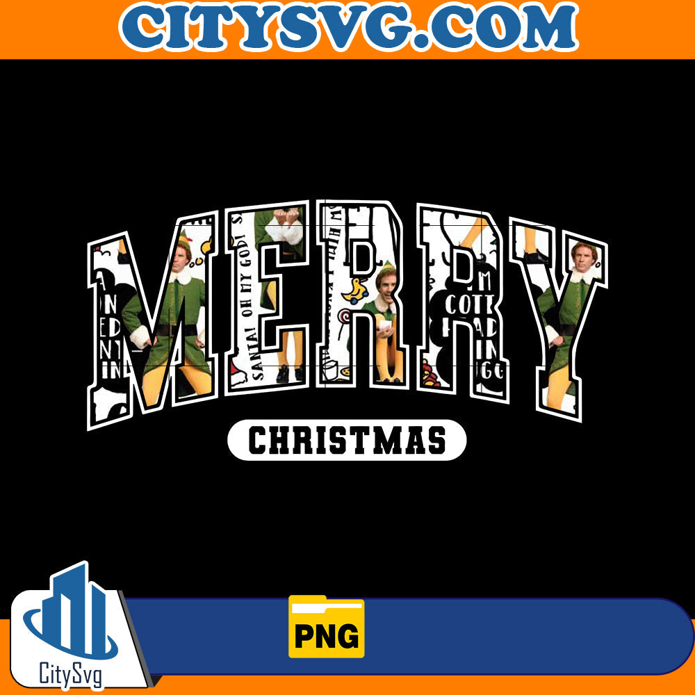 Merry Christmas Elf Png CitySvg