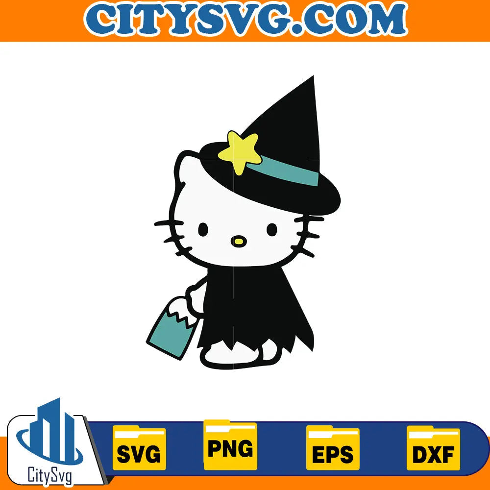 Hello kitty halloween Svg CitySvg