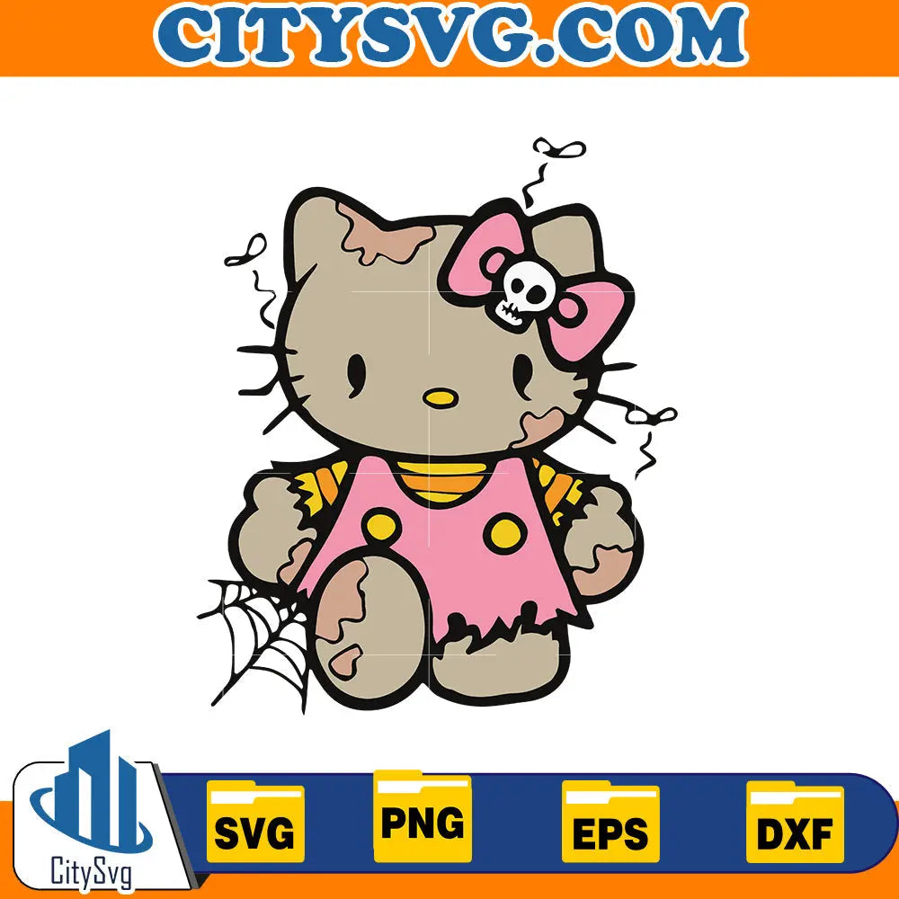 Hello kitty halloween Svg CitySvg
