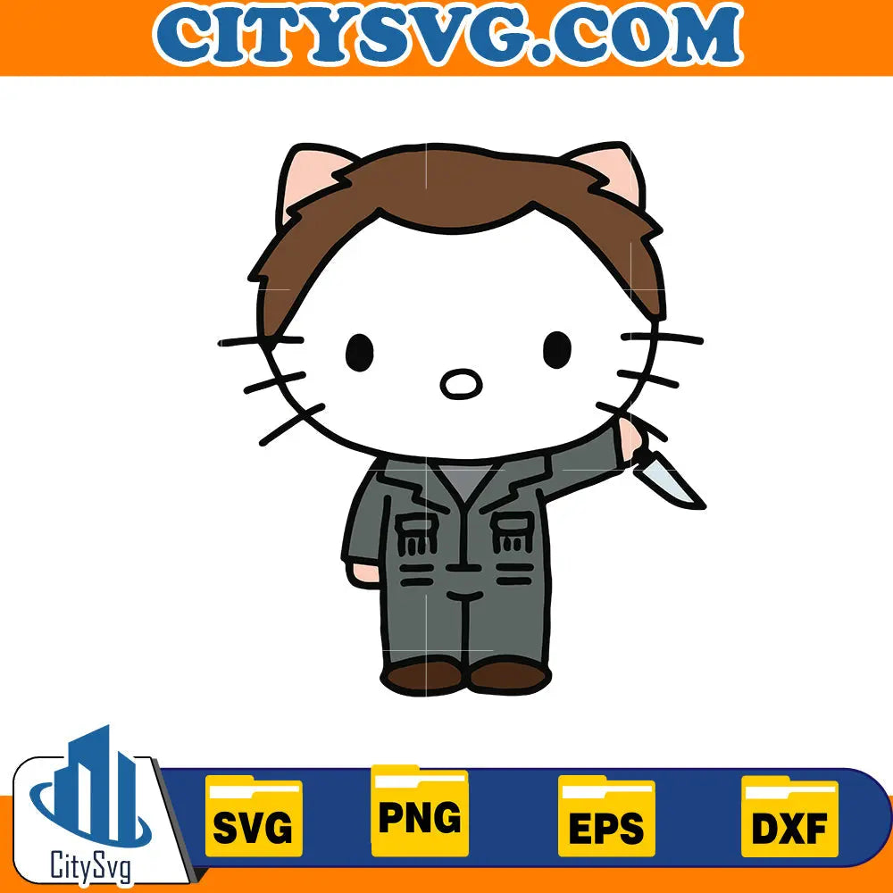 Hello kitty halloween Svg CitySvg