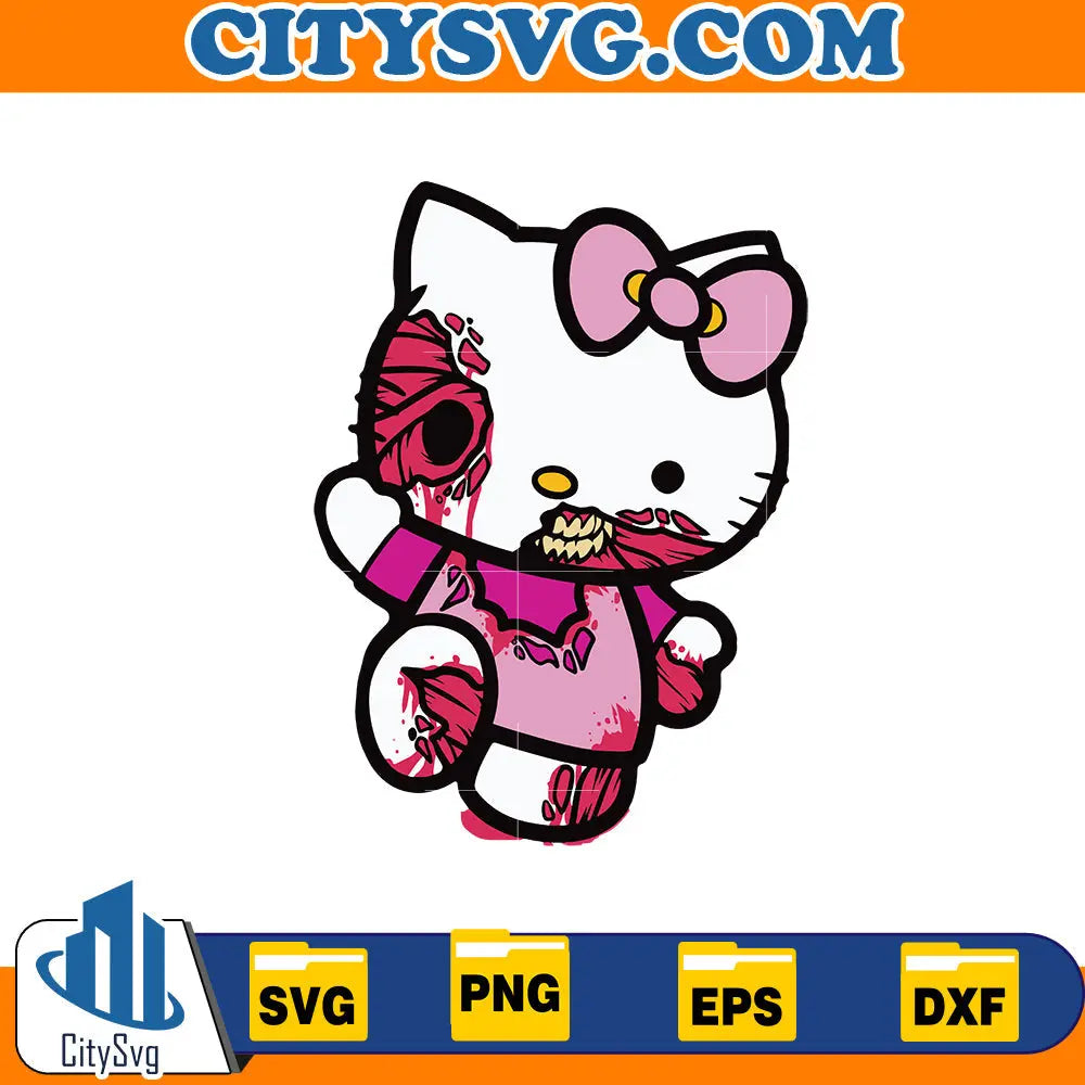 Hello kitty halloween Svg CitySvg