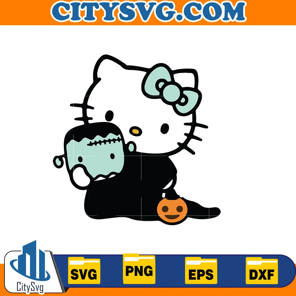Hello kitty halloween Svg CitySvg