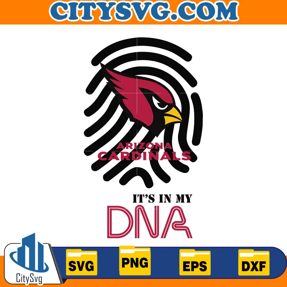 It in my DNA Arizona Cardinals Svg CitySvg