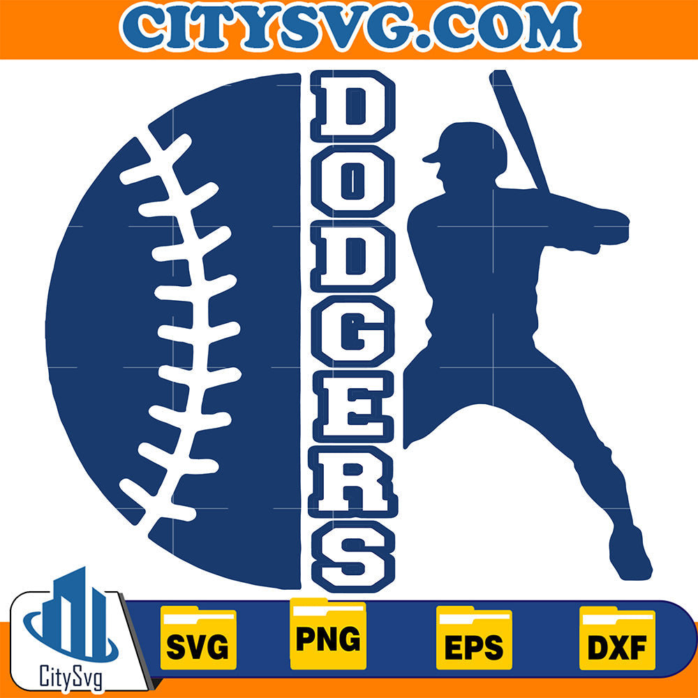 Los Angeles Dodgers Svg CitySvg