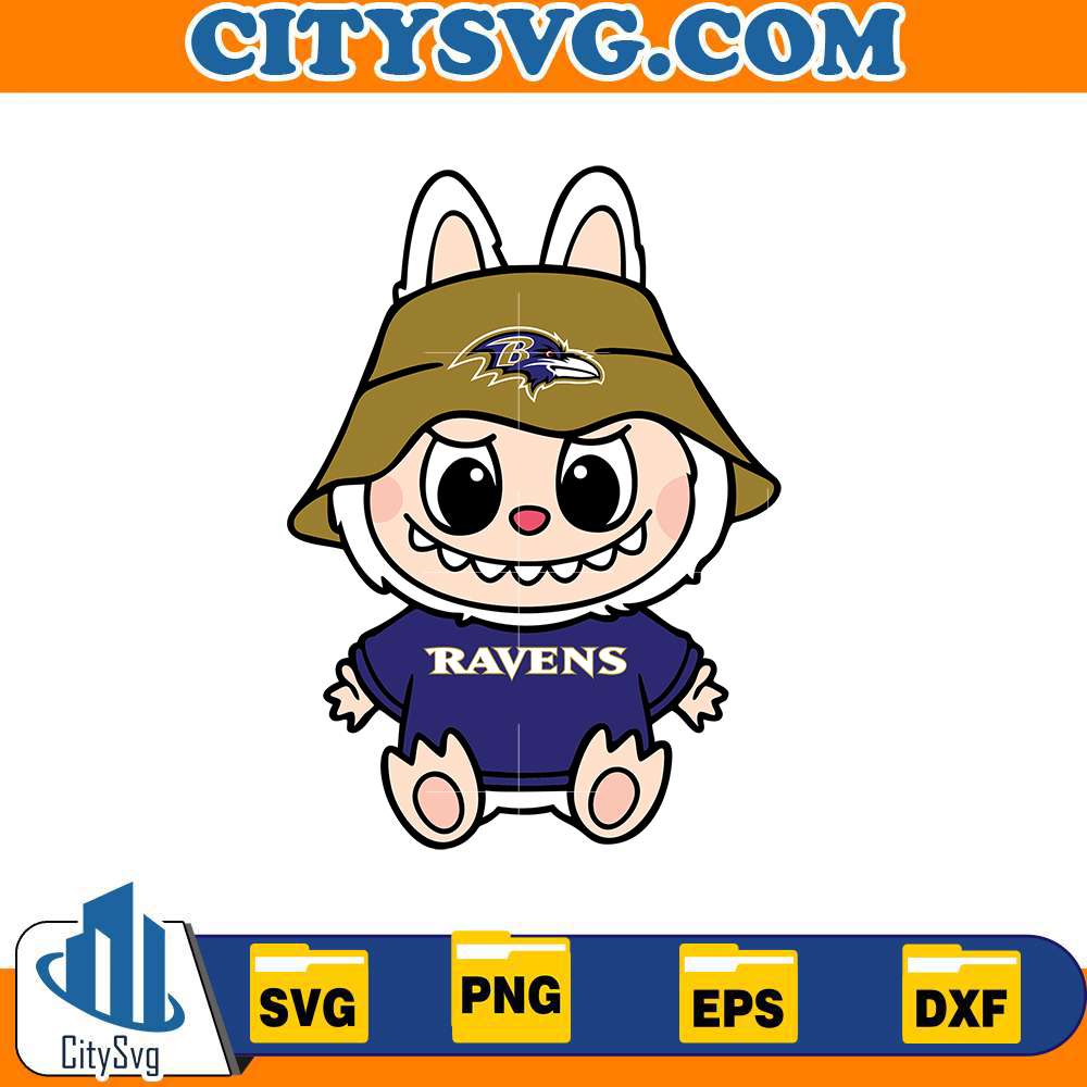 labubu-baltimore-ravens-svg