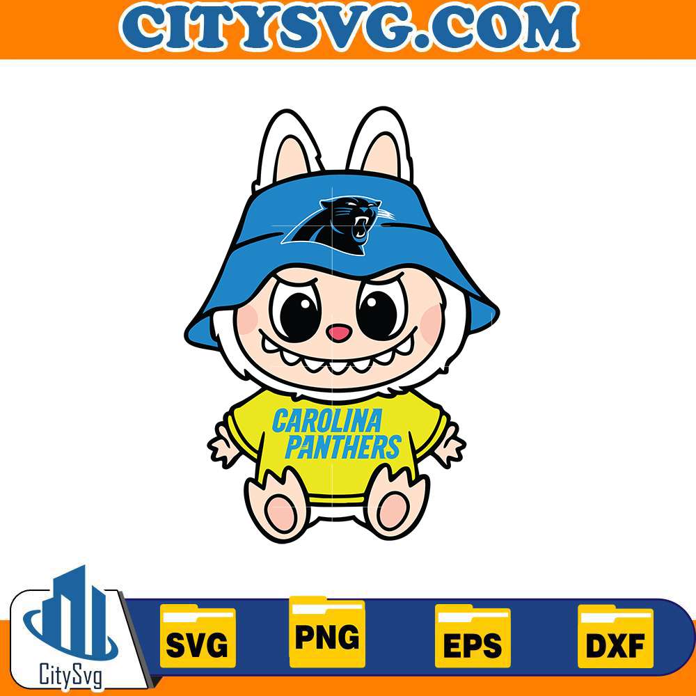 labubu-carolina-panthers-svg