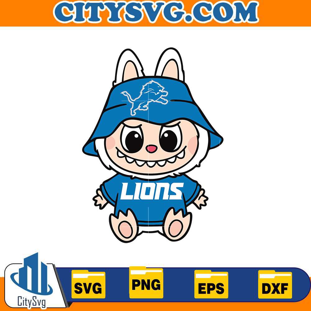 labubu-detroit-lions-svg
