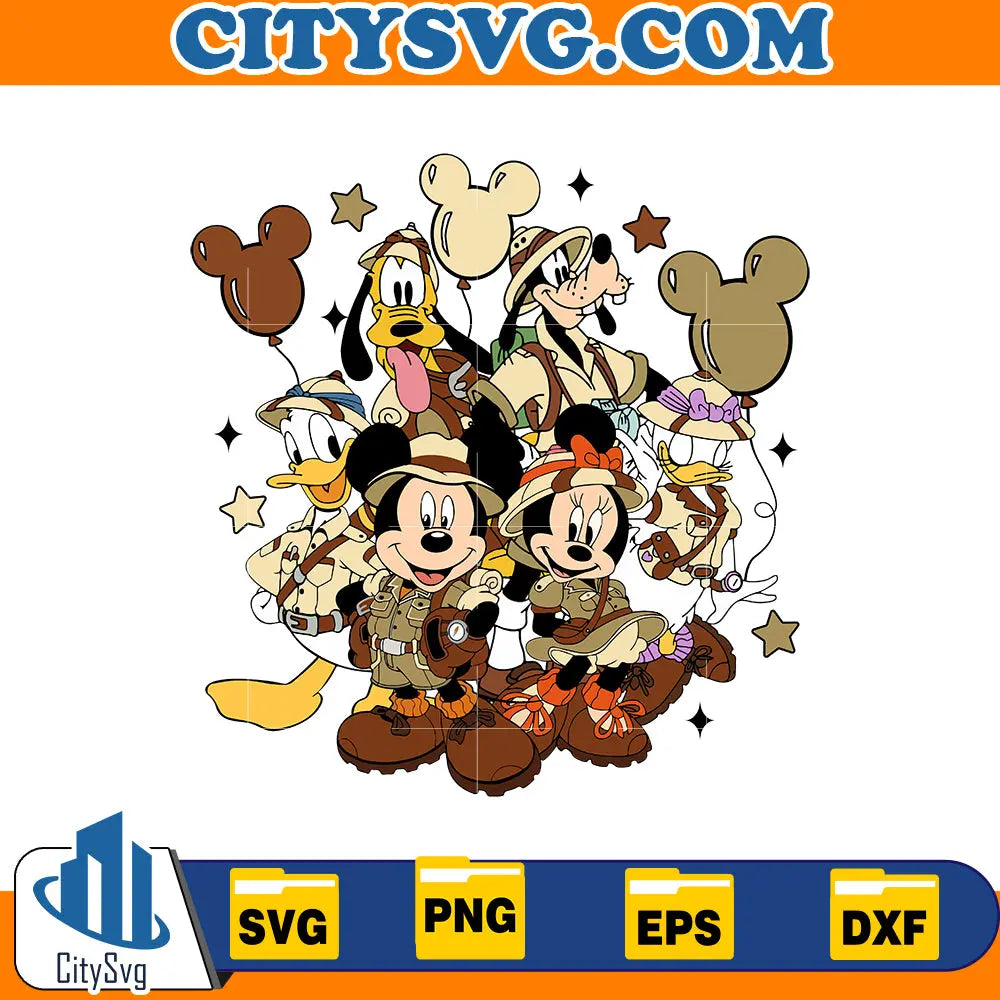 Animal Kingdom Svg, Mouse Safari Svg, Wild Trip Svg 7 CitySvg