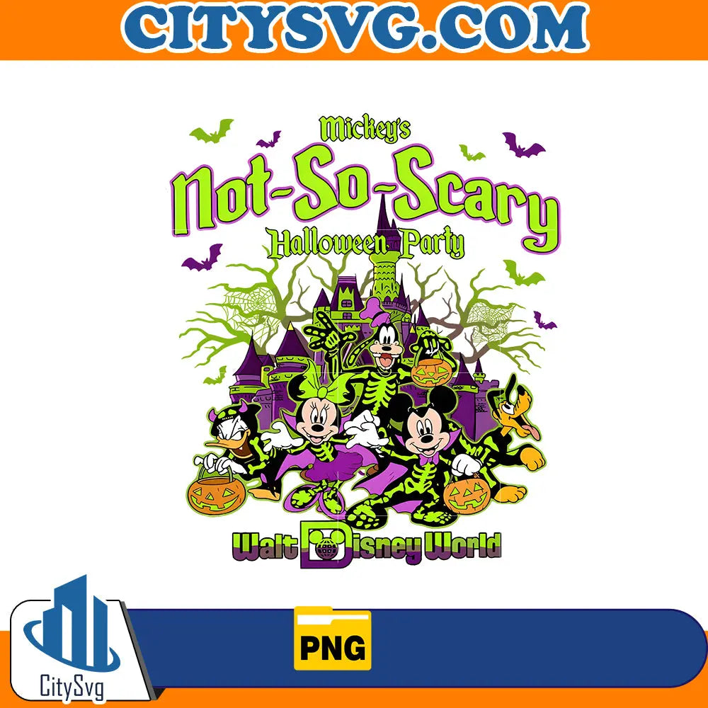 mickey's not-so-scary halloween party walt disneyworld Png CitySvg