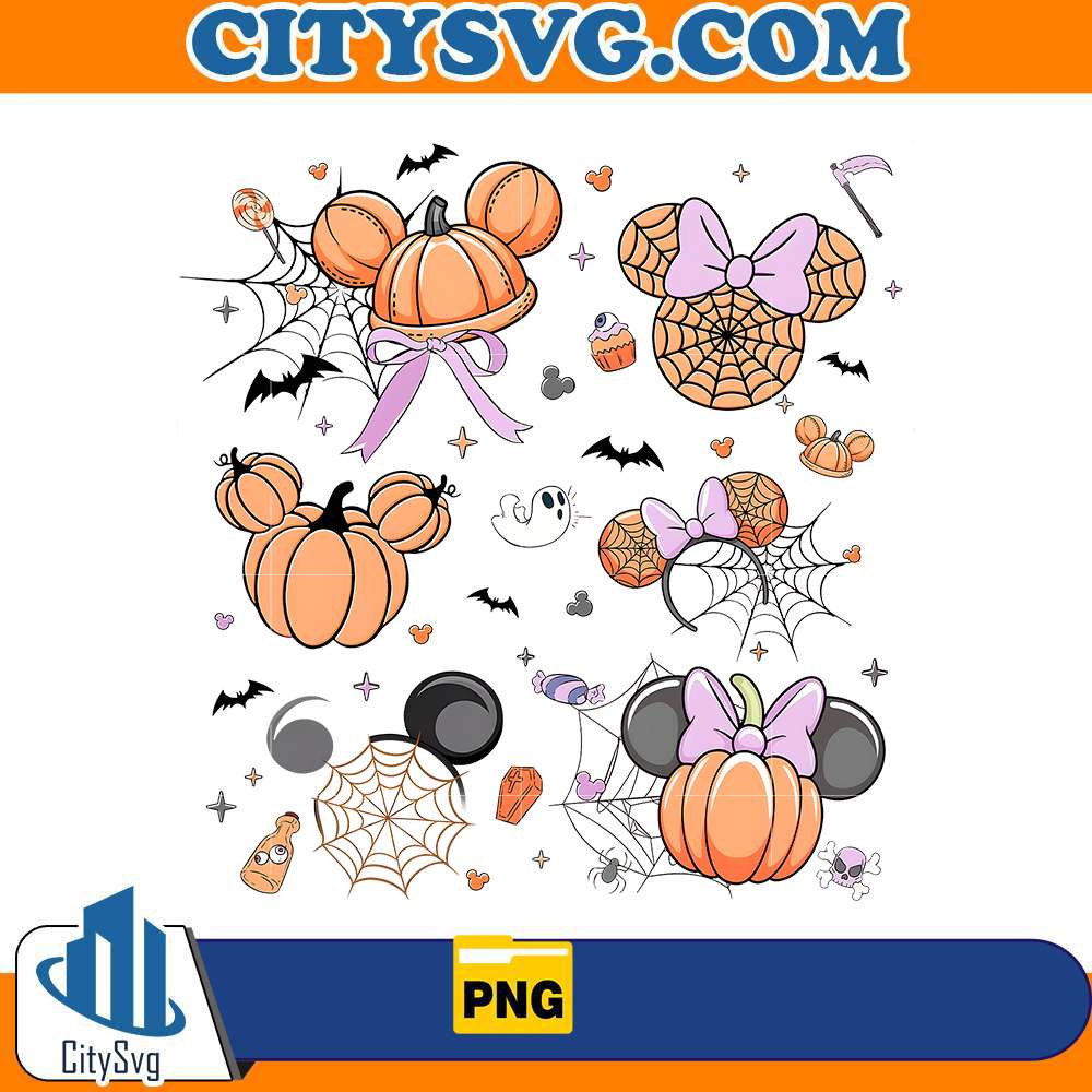 Nightmare On Main Street Png, Magical Mouse Halloween PNG CitySvg