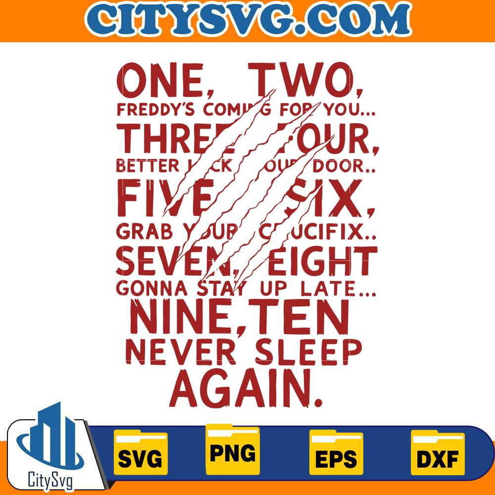 one-two-freddy-s-coming-for-you-svg