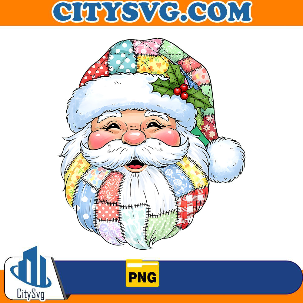 patchwork-santa-claus-png