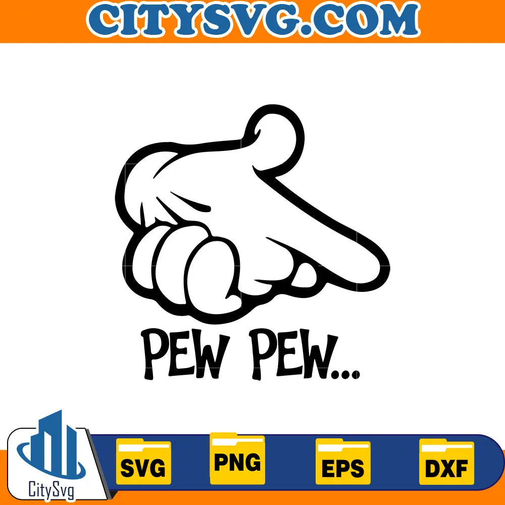 Pew pew Svg CitySvg