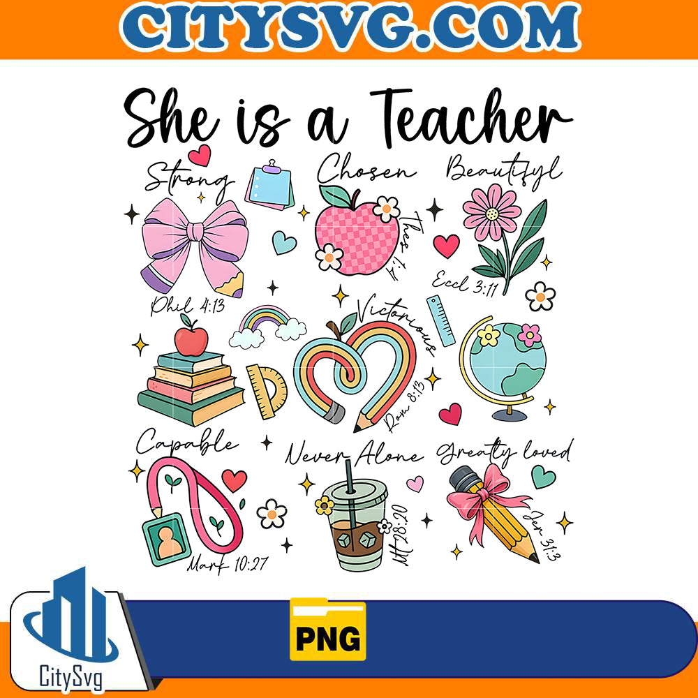 she-is-a-teacher-png