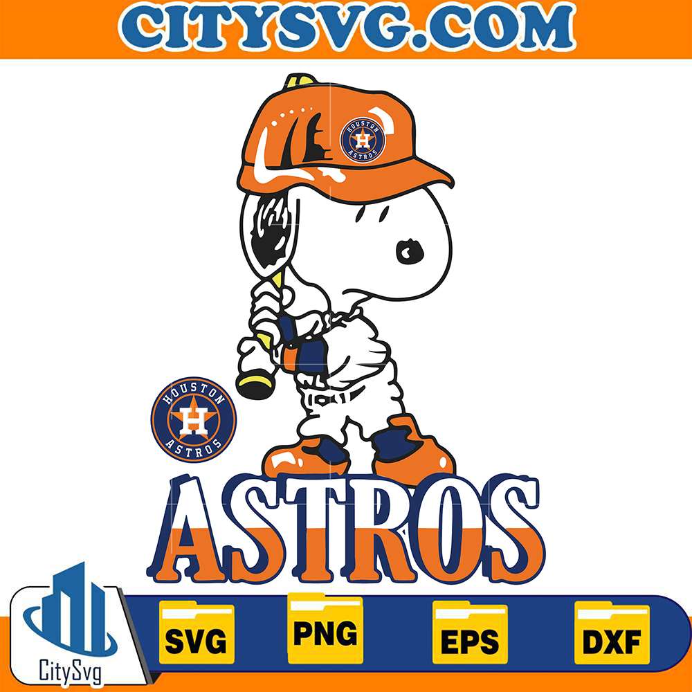snoopy-playing-baseball-houston-astros-svg