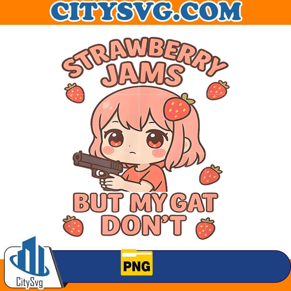 strawberry-jams-but-my-gat-don-t-png-kawaii-chibi-girl-png