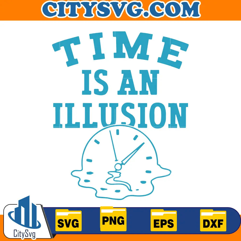 Time is an illusion svg