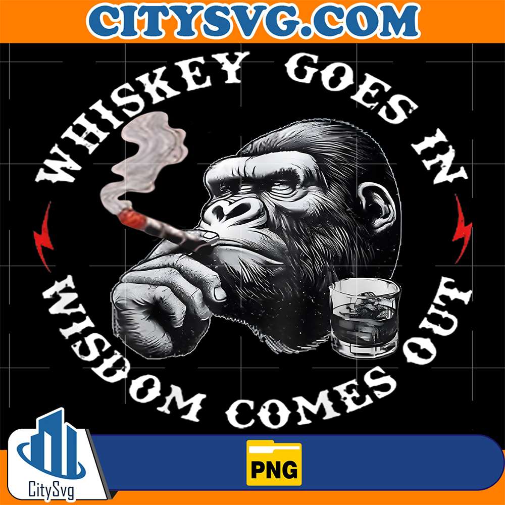 whiskey-goes-in-wisdom-comes-out-funny-monkey-png