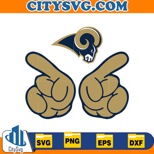 Los Angeles Rams Svg