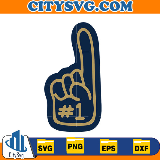 #1 Los Angeles Rams Svg