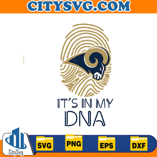 It' in my DNA Los Angeles Rams Svg