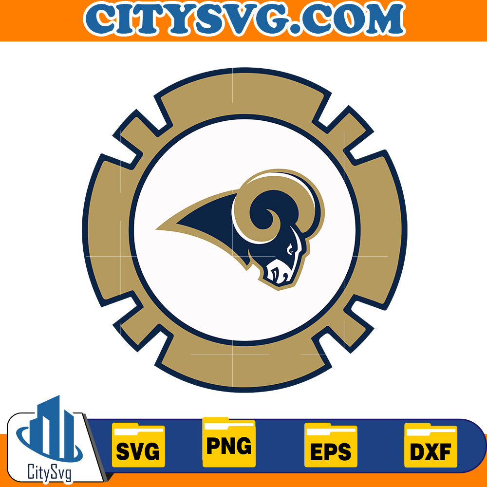 Los Angeles Rams Svg