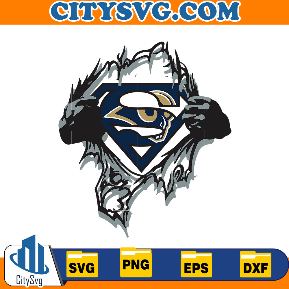 Super Los Angeles Rams Svg