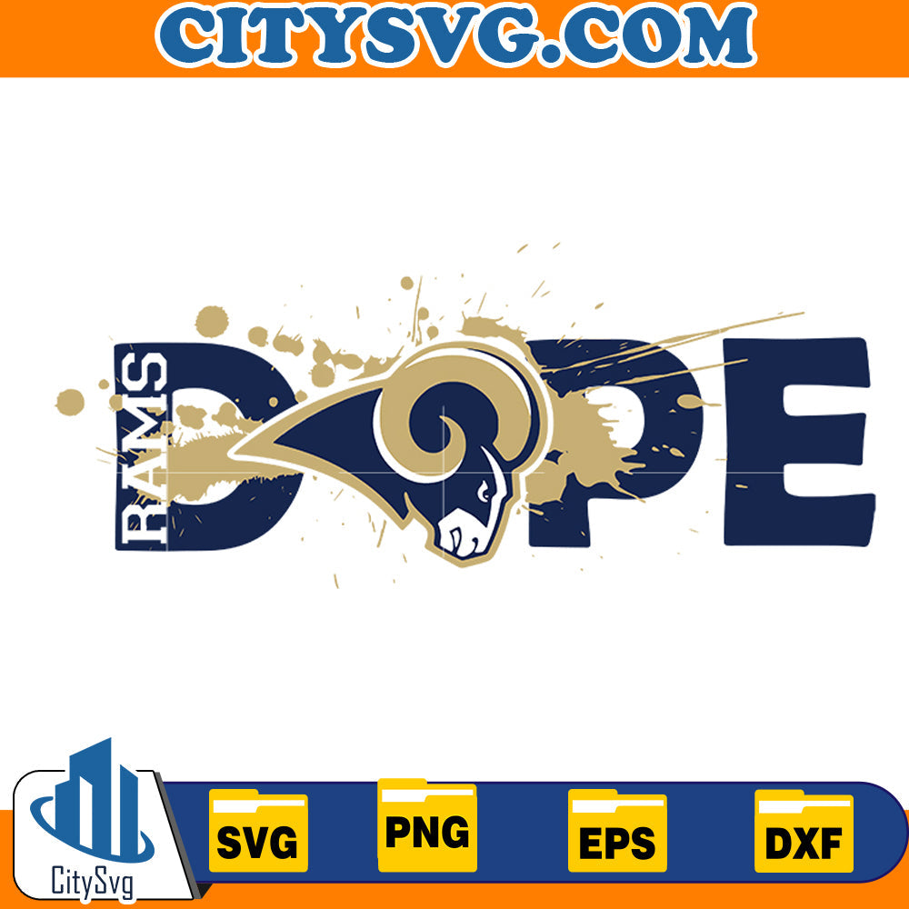 Dope Los Angeles Rams Svg