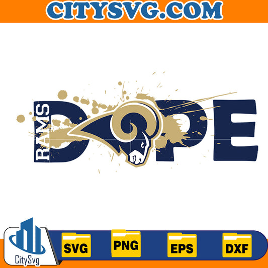 Dope Los Angeles Rams Svg