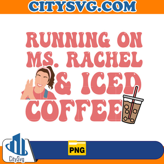 Running on ms. Rachel & iced coffee Png