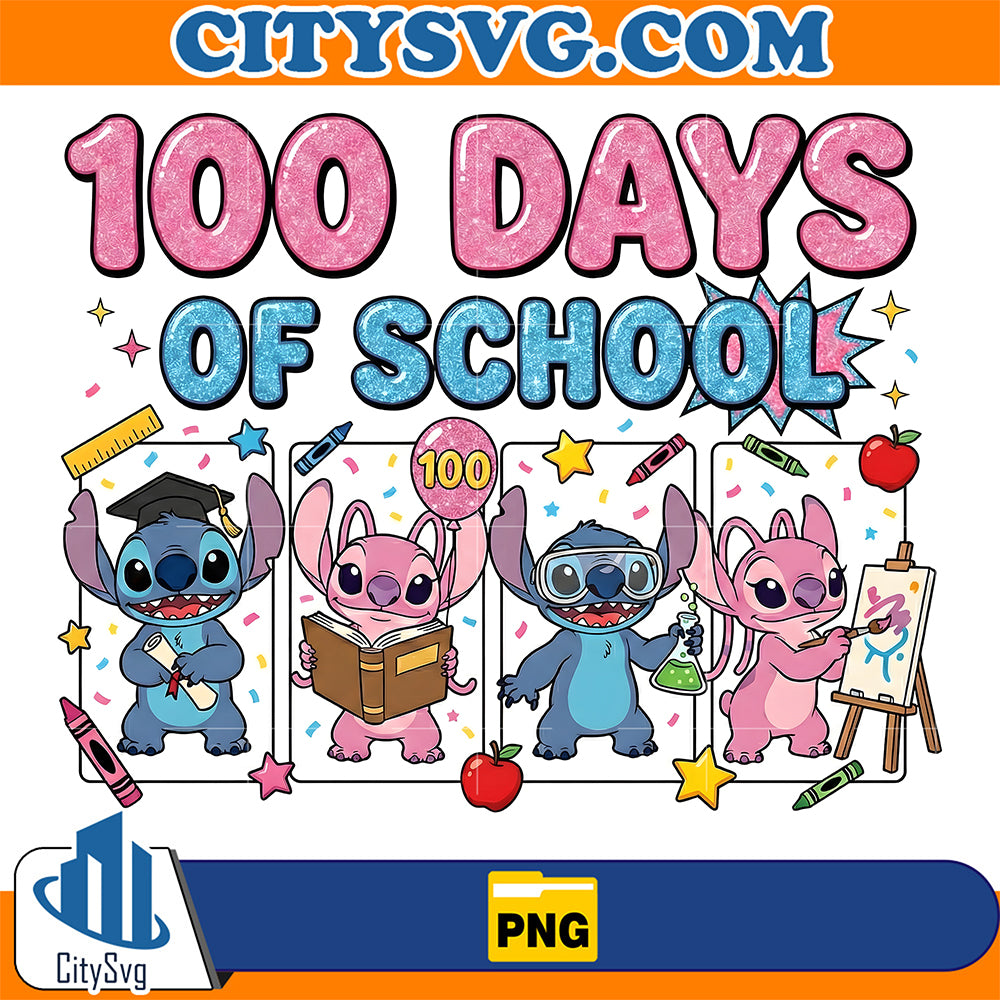 100-Days-Of-School-Blue-Alien-Png