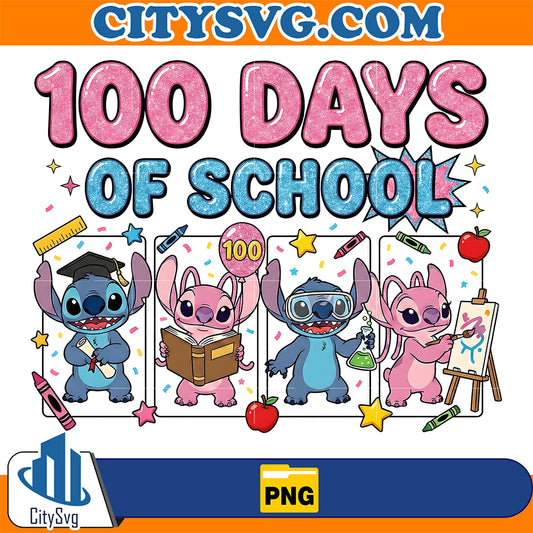 100-Days-Of-School-Blue-Alien-Png