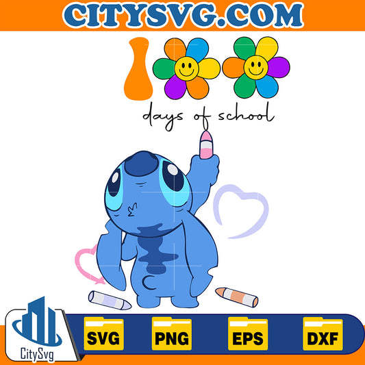 100DaysOfSchoolStitchDrawingSvg