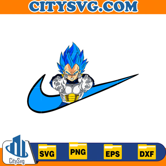 Vegata Super Blue Nike Svg