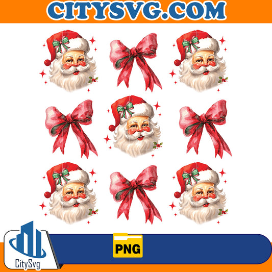 Santa Coquette Christmas Png