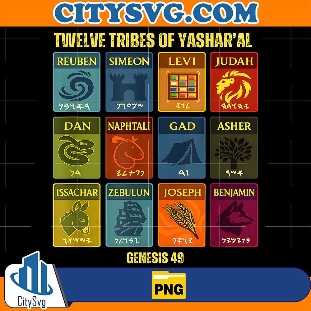 12-Twelve-Tribes-Of-Yashar-al-Hebrew-Israelite-Judah-Png