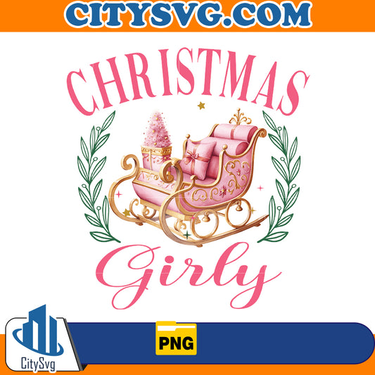 Pink Christmas Girly Png