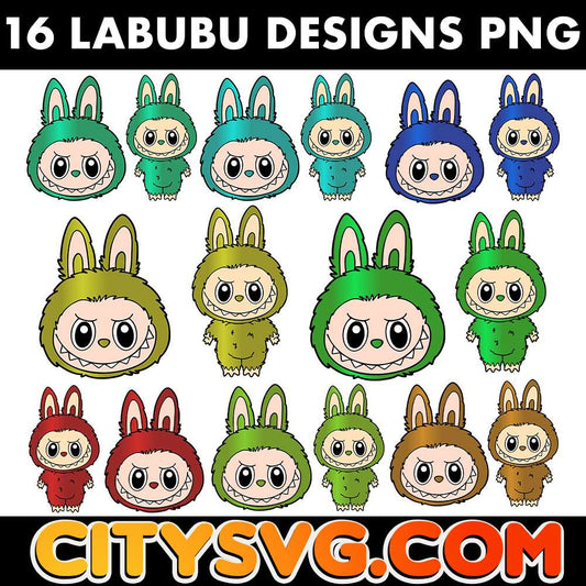 16-File-Labubu-Designs-Bundle-Png