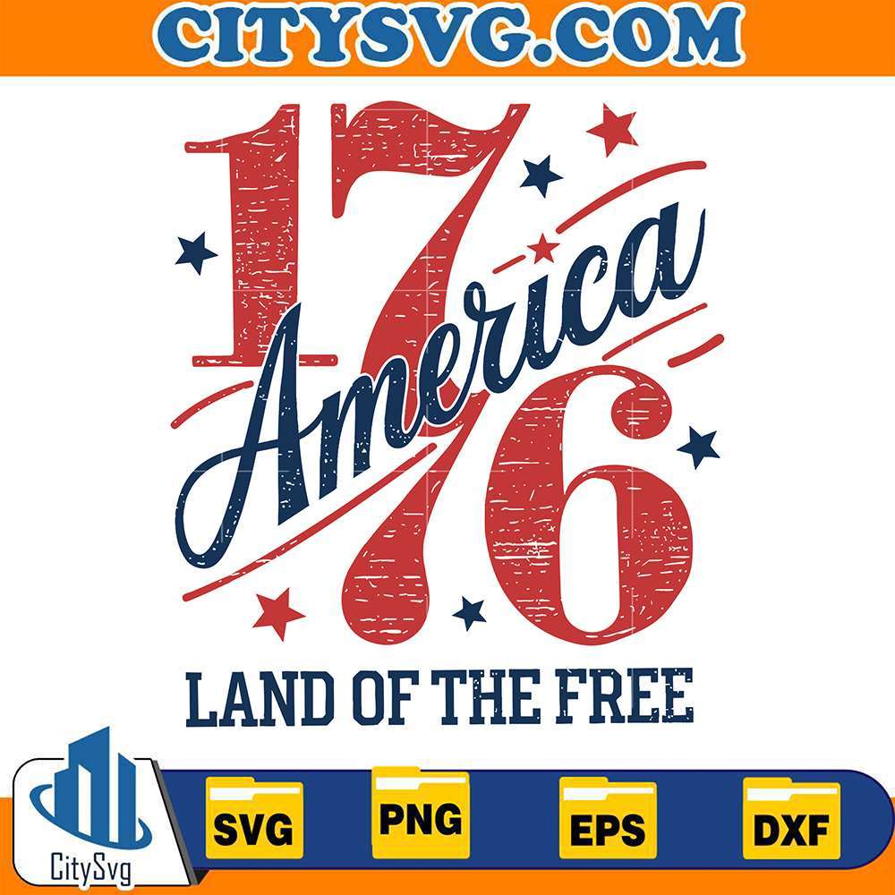 1776-America-Land-Of-The-Free-Svg