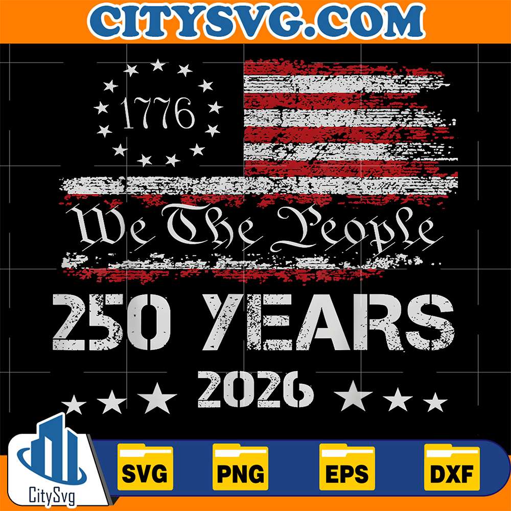 1776-We-The-People-250-Years-2026-America-Svg
