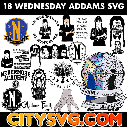 18-wednesday-addams-svg-bundle